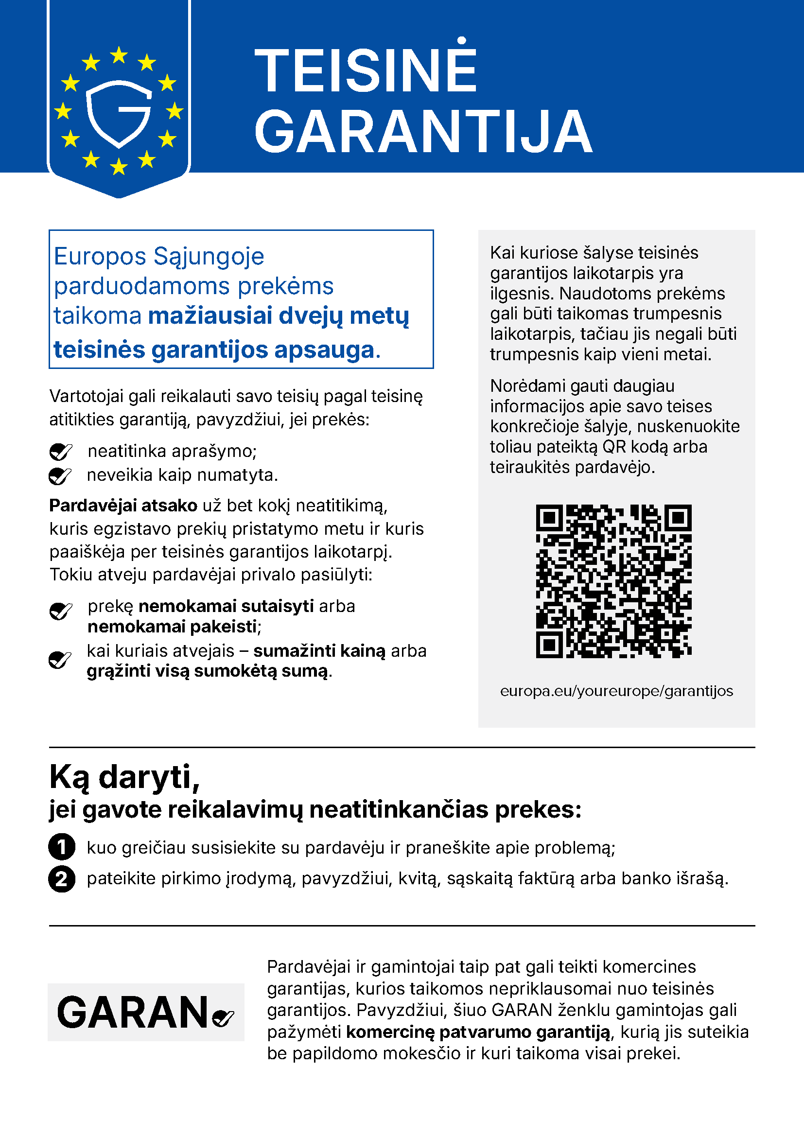 Suderinto pranešimo dėl teisinės atitikties garantijos peržiūra